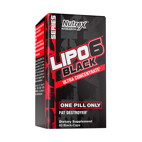 NUTREX LIPO-6 BLACK UC QUEMADOR DE GRASA 60 CAPSULAS
