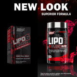 NUTREX LIPO-6 BLACK UC QUEMADOR DE GRASA 60 CAPSULAS