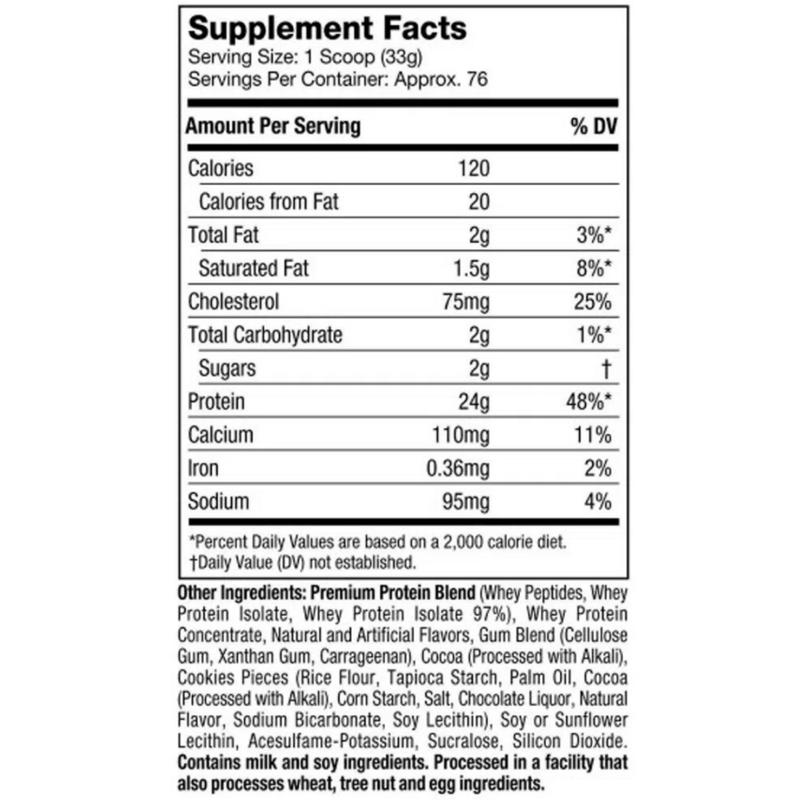 MUSCLETECH NITROTECH 100% WHEYGOLD 5 LBS