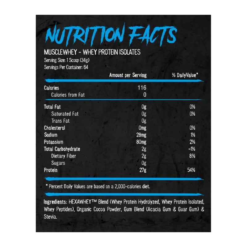 Hexacore Muscle Whey Isolate 2.2 lb - imagen 2