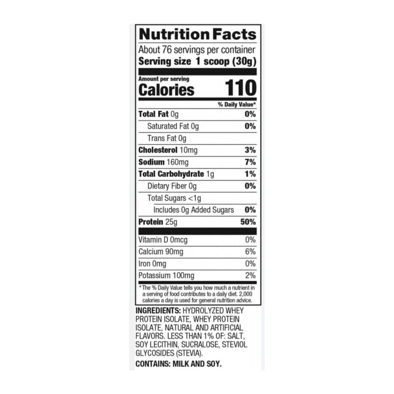 Dymatize ISO100 Hydrolyzed Proteína Aislada 5 lb - imagen 2