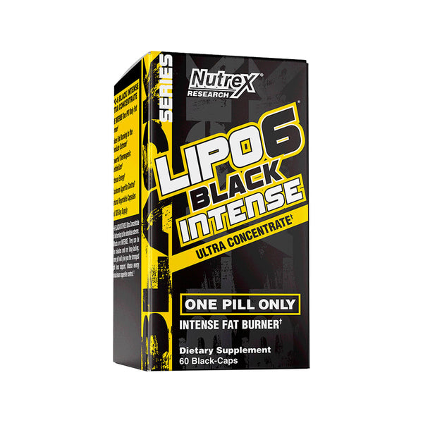NUTREX LIPO-6 BLACK INTENSE QUEMADOR DE GRASA 60 CÁPS
