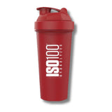 Shaker Dymatize con rejilla mezcladora Rojo 700 ml