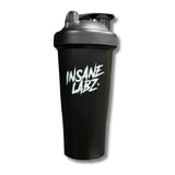 Insane Labz Shaker con Rejilla Mezcladora Negro 700 ml