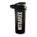 Nitraflex Shaker con rejilla mezcladora 700 ml negro
