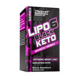 NUTREX LIPO-6 BLACK KETO QUEMADOR DE GRASA CETOGENICO 60 CÁPS