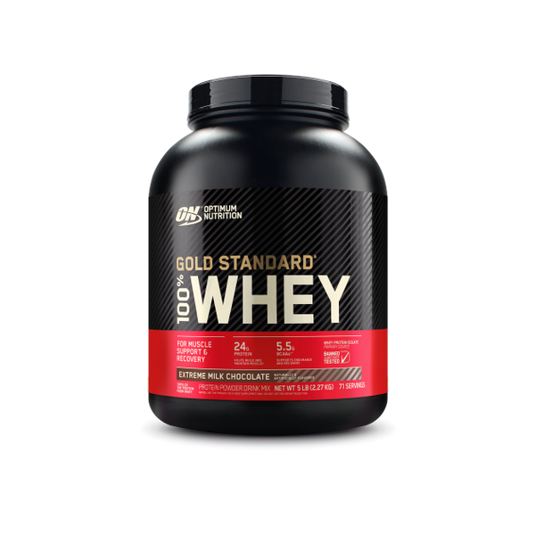 OPTIMUM NUTRITION GOLD STANDARD 100% WHEY PROTEINA 5 LBS